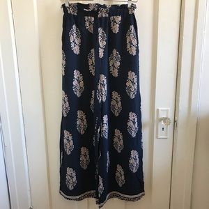 Resort flowy printed pant
